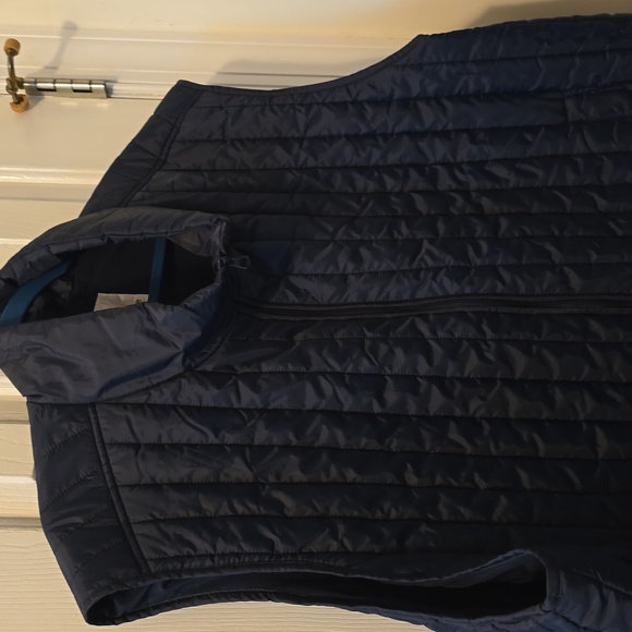 MUTUAL WEAVE BRAND MENS NAVY BLUE VEST SIZE LARGE - Picture 4 of 15